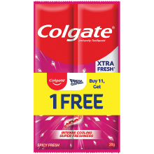 Colgate Toothpaste 20gx11+1 Free Spicy Fresh