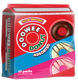 Doowee Donut Assorted 42gx10