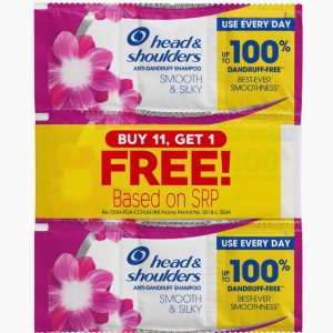 Head&Shoulders Shamp 12mLx11+1Free Pink