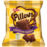 Oishi Pillows Chocolate Crackers LS - 38g