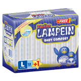 Twins Lampein Diaper Large 12s