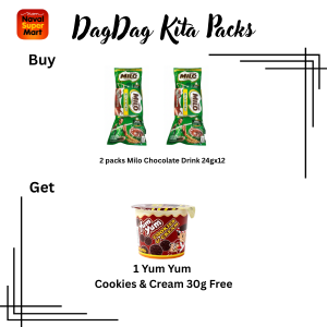 Milo Drink 24gx24+ 1Yum2Cookies 25gFree