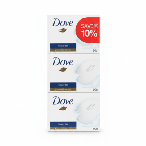 Dove Soap Bar White 90gx3