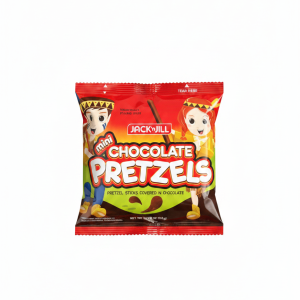 JnJ Choco Mini Pretzels 28g