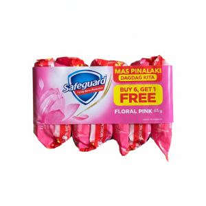 Safeguard 65gx6+1 Free Floral Pink x19