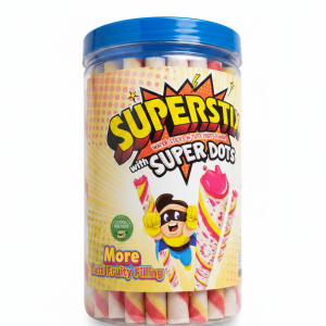 Super Stix Jr Tutti Fruity Wafer Sticks 330g